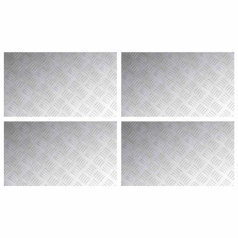 vidaXL Rautenscheiben 4 Stk Silber 70 x 40 cm Aluminium 4104328 vidaXL Rautenscheiben 4 Stk Silber 70 x 40 cm Aluminium 4104328 von VIDAXL