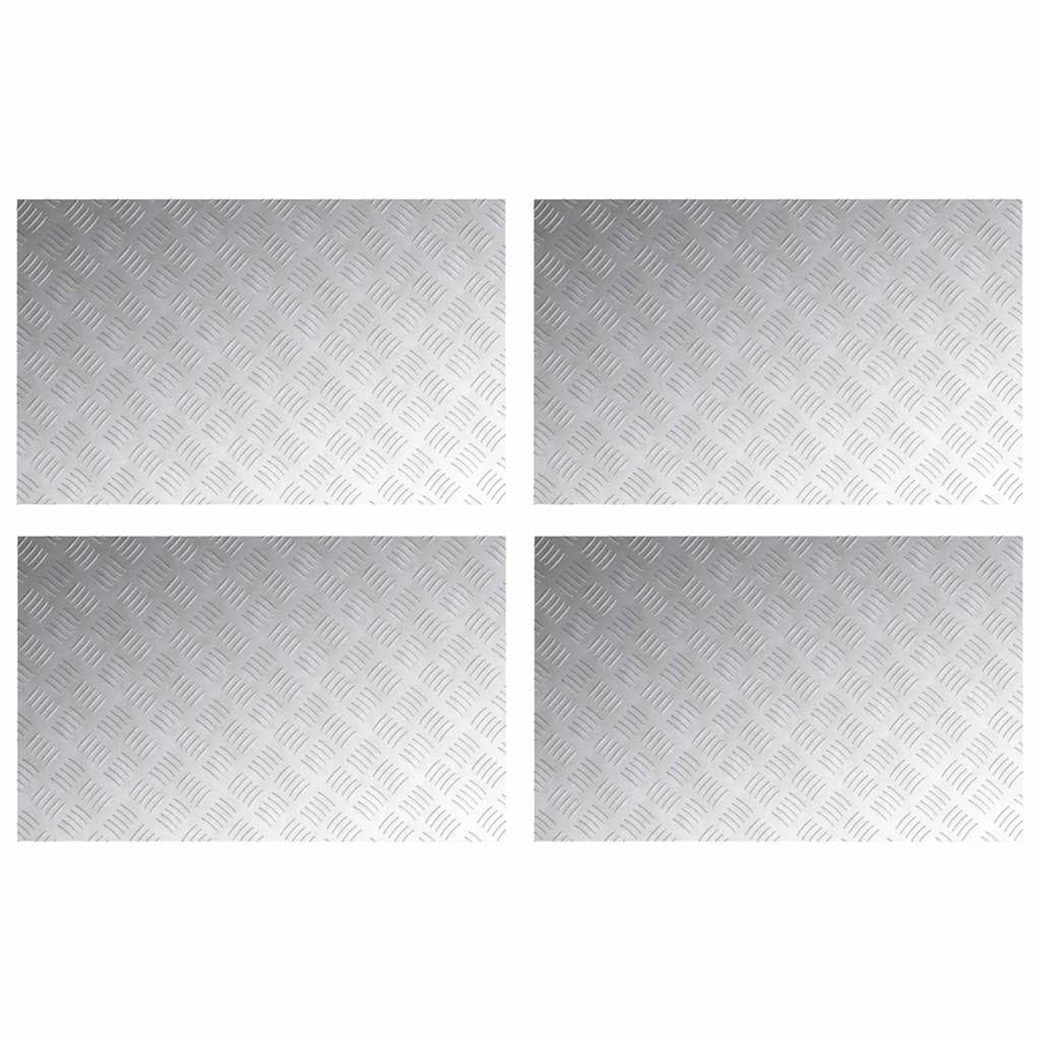 vidaXL Rautenscheiben 4 Stk Silber 80 x 50 cm Aluminium 4104356 vidaXL Rautenscheiben 4 Stk Silber 80 x 50 cm Aluminium 4104356 von VIDAXL
