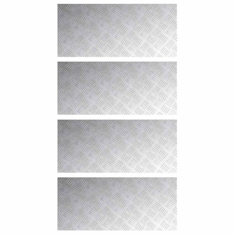 vidaXL Rautenscheiben 4 Stk Silber 90 x 40 cm Aluminium 4104336 vidaXL Rautenscheiben 4 Stk Silber 90 x 40 cm Aluminium 4104336 von VIDAXL