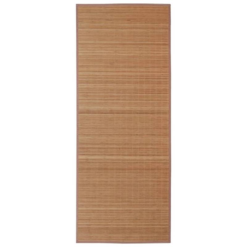 vidaXL Rechteckig Brauner Bambusteppich 80 X 300 Cm 602056 von VIDAXL