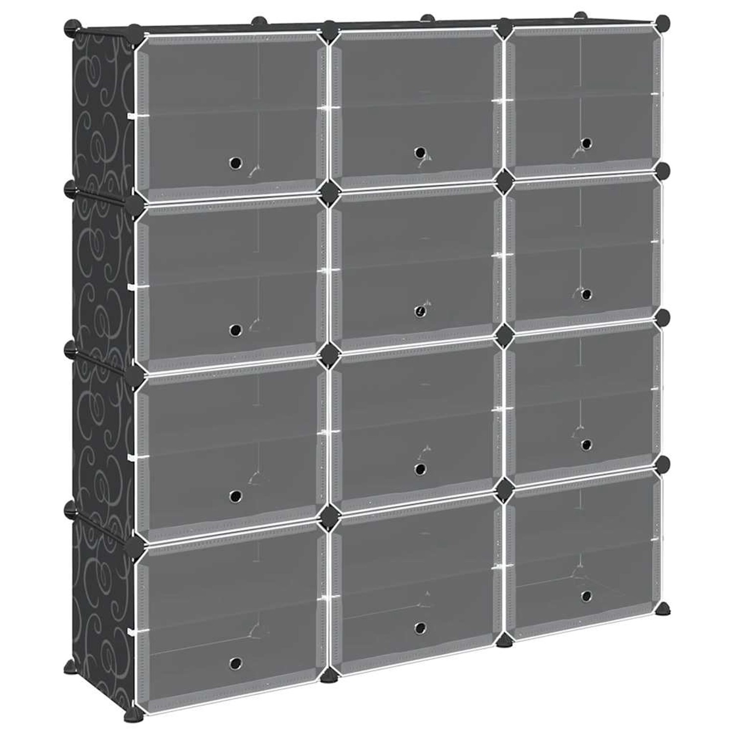 vidaXL Regalsystem mit 12 Würfeln und Türen Schwarz PP 4019580 vidaXL Regalsystem mit 12 Würfeln und Türen Schwarz PP 4019580 von VIDAXL