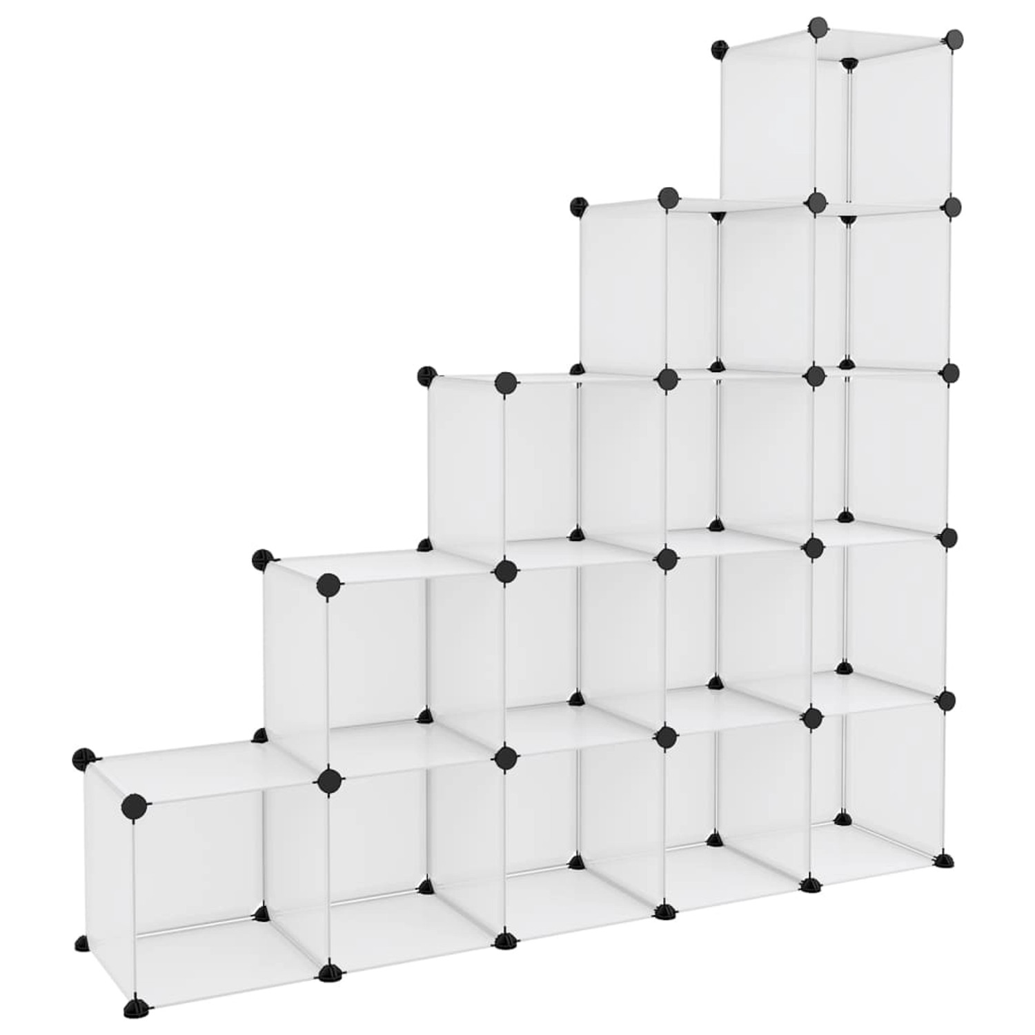 vidaXL Regalsystem mit 15 Würfeln Transparent PP 340549 vidaXL Regalsystem mit 15 Würfeln Transparent PP 340549 von VIDAXL