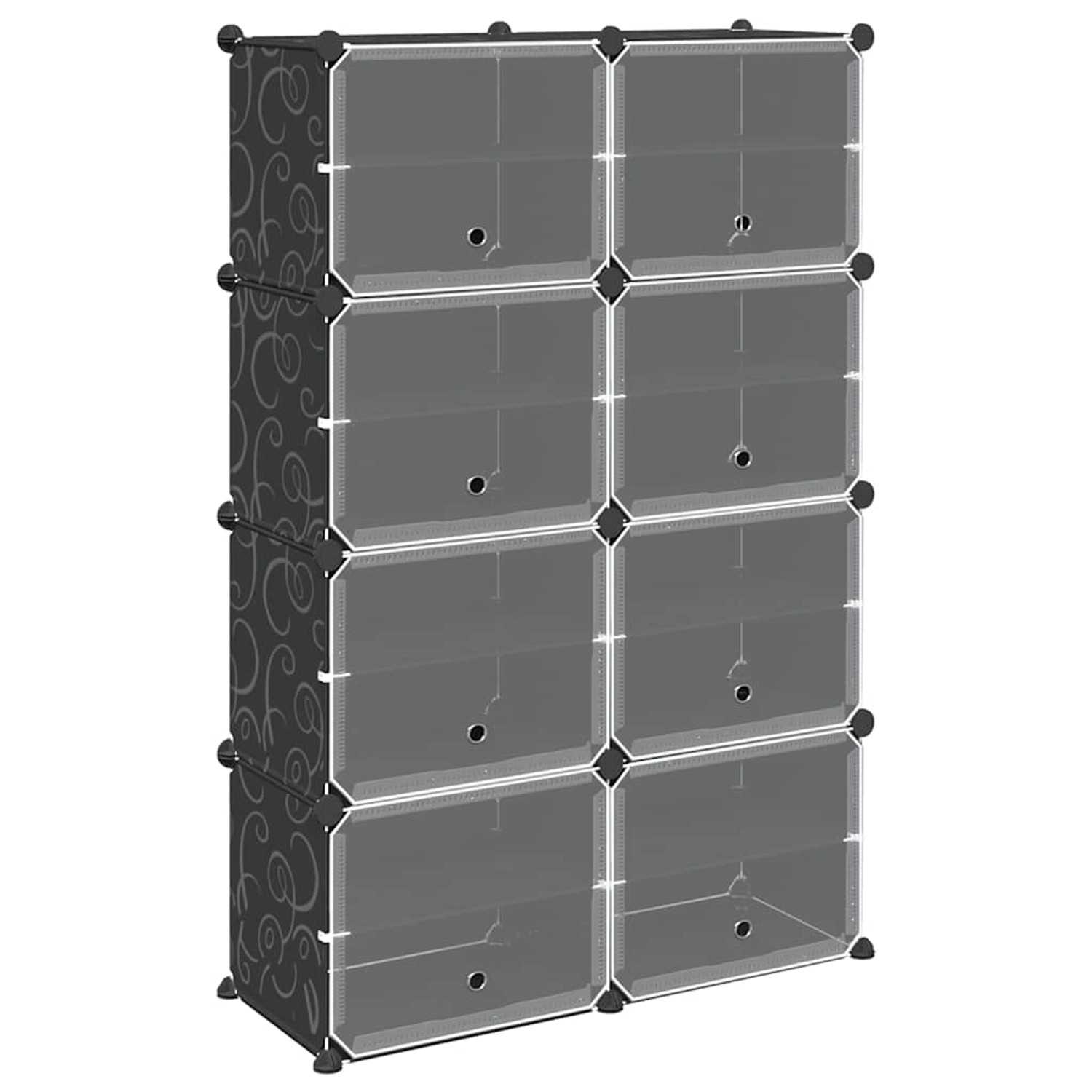 vidaXL Regalsystem mit 8 Würfeln und Türen Schwarz PP 4019579 vidaXL Regalsystem mit 8 Würfeln und Türen Schwarz PP 4019579 von VIDAXL