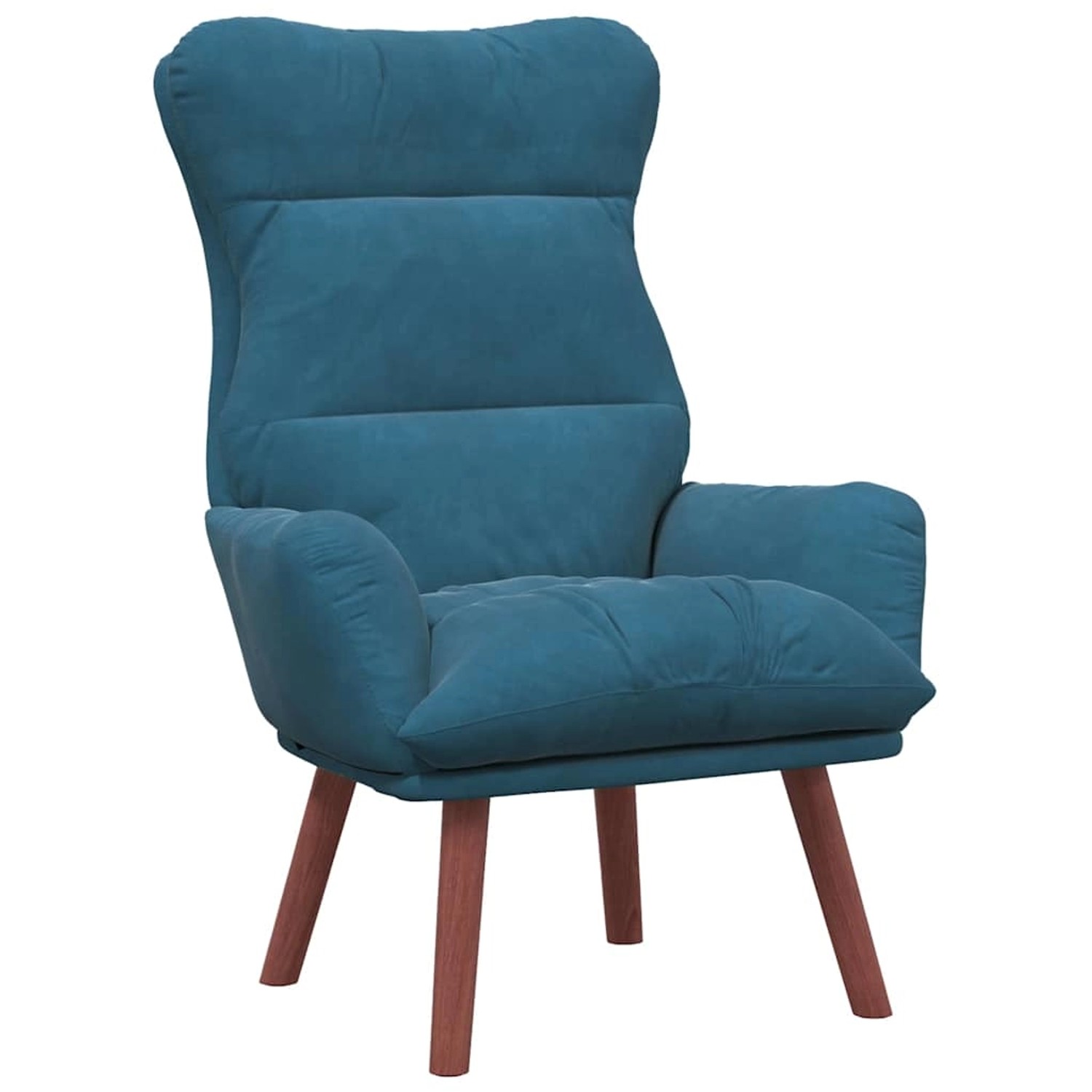 vidaXL Relaxsessel Blau 69 x 74 x 93 cm Samt 42001833 vidaXL Relaxsessel Blau 69 x 74 x 93 cm Samt 42001833 von VIDAXL