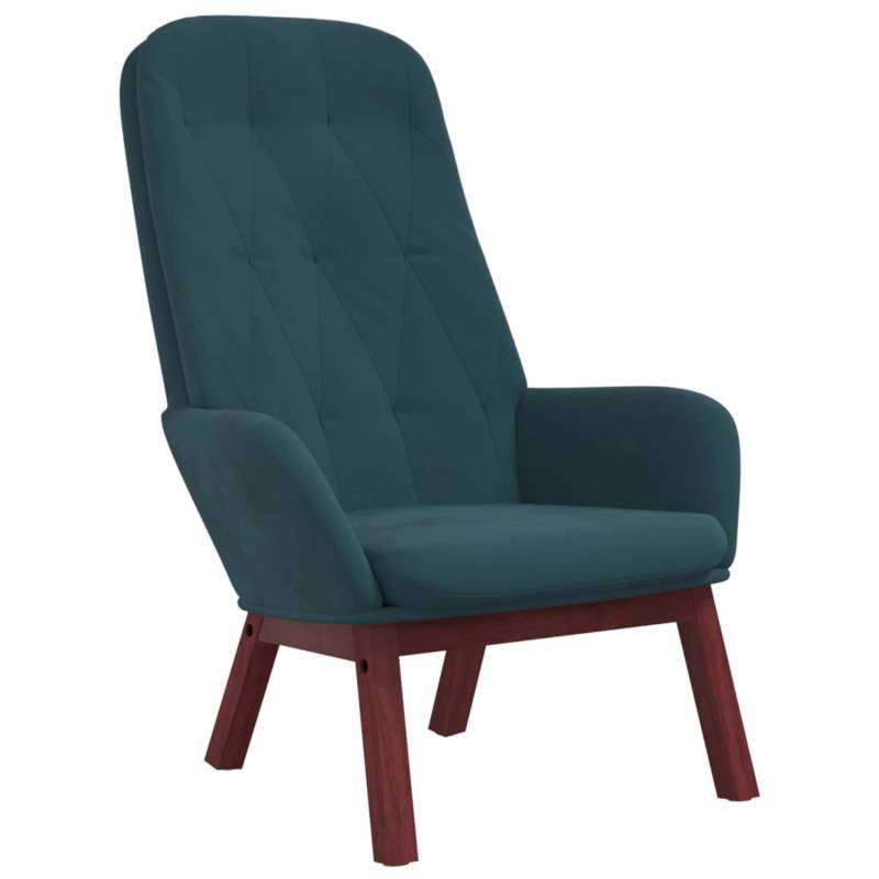 vidaXL Relaxsessel Blau Samt 341228 vidaXL Relaxsessel Blau Samt 341228 von VIDAXL