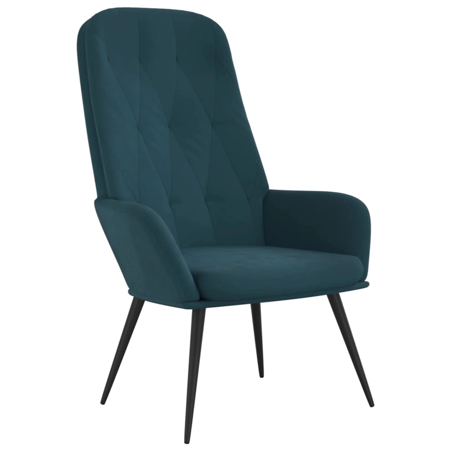 vidaXL Relaxsessel Blau Samt Modell 17 vidaXL Relaxsessel Blau Samt Modell 17 von VIDAXL