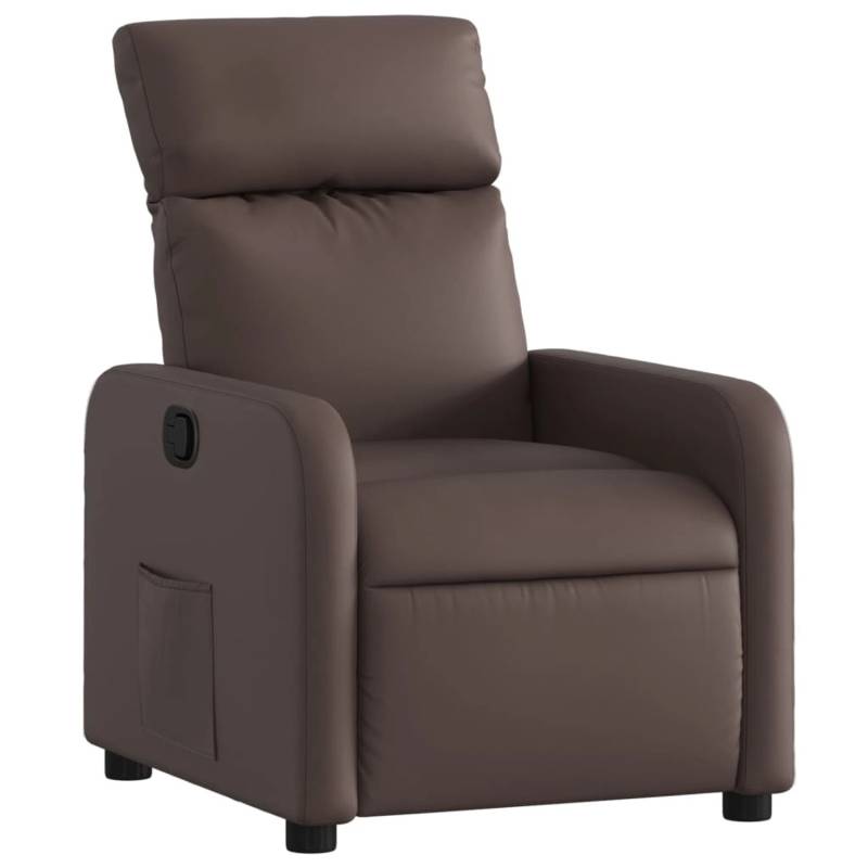 vidaXL Relaxsessel Braun Kunstleder Modell 37 von VIDAXL