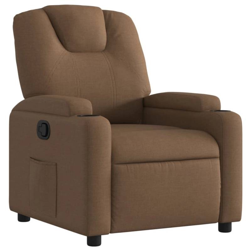 vidaXL Relaxsessel Braun Stoff Modell 56 von VIDAXL