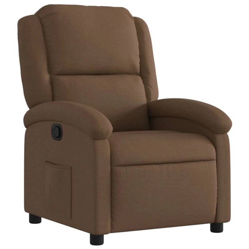 vidaXL Relaxsessel Braun Stoff Modell 57 von VIDAXL