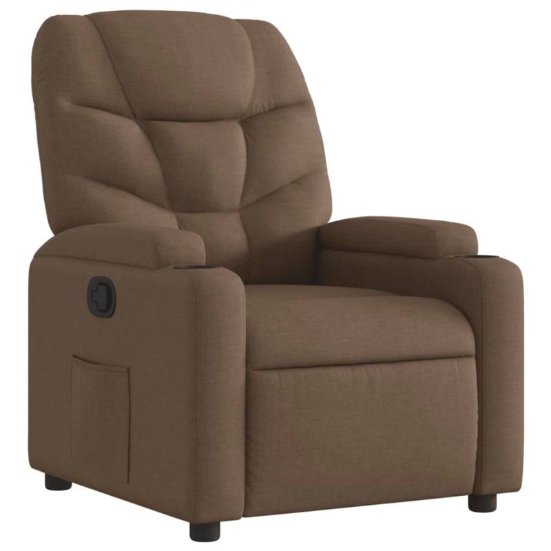 vidaXL Relaxsessel Braun Stoff Modell 58 von VIDAXL