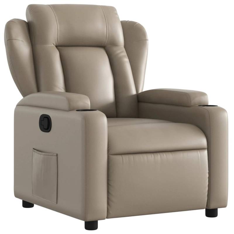 vidaXL Relaxsessel Cappuccino-Braun Kunstleder Modell 24 von VIDAXL