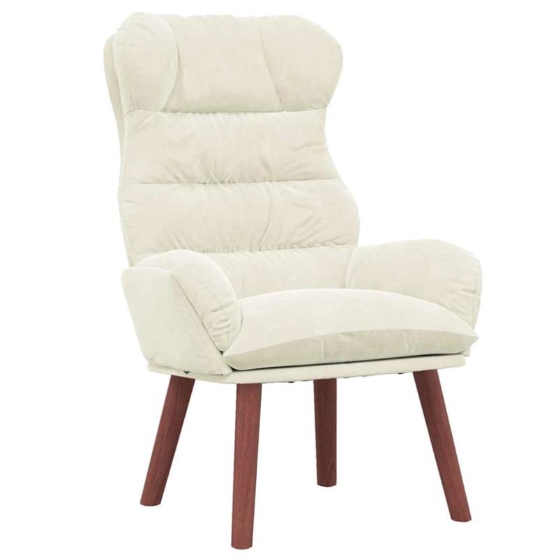 vidaXL Relaxsessel Creme 69 x 74 x 93 cm Samt 42001895 vidaXL Relaxsessel Creme 69 x 74 x 93 cm Samt 42001895 von VIDAXL