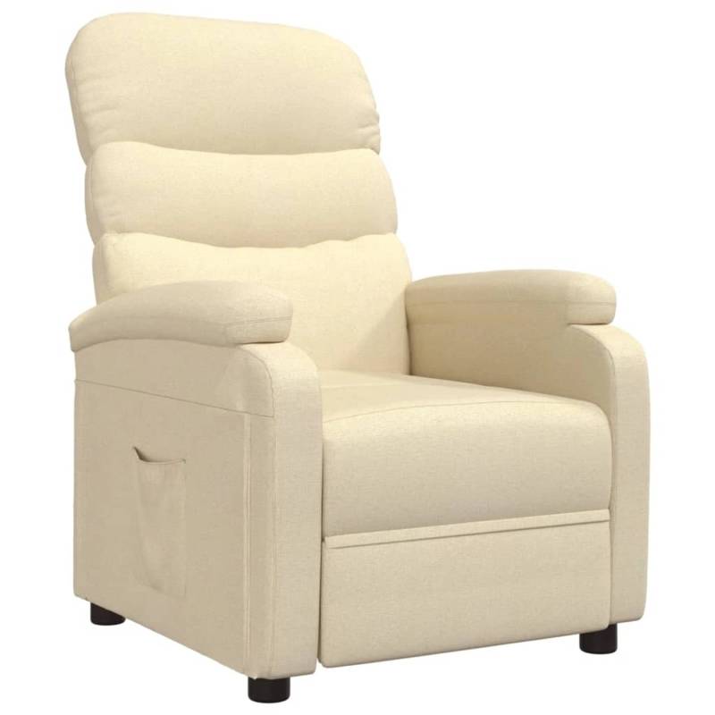 vidaXL Relaxsessel Creme Stoff Modell 69 von VIDAXL