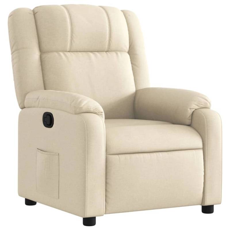 vidaXL Relaxsessel Cremefarbener Stoff 3206204 vidaXL Relaxsessel Cremefarbener Stoff 3206204 von VIDAXL
