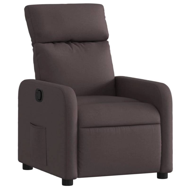 vidaXL Relaxsessel Dunkelbraun Stoff Modell 38 von VIDAXL
