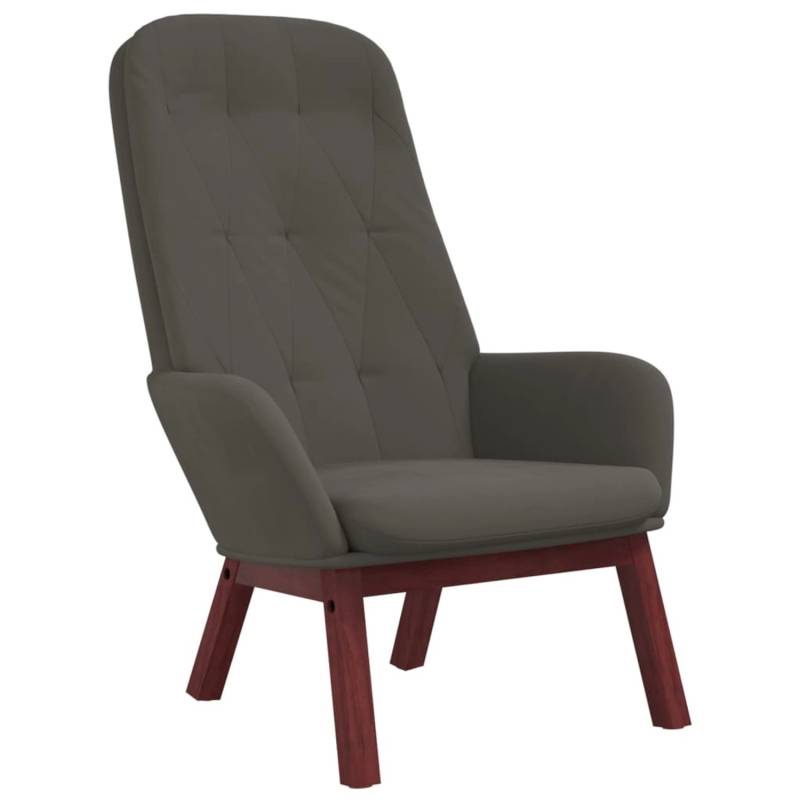 vidaXL Relaxsessel Dunkelgrau Samt 341219 vidaXL Relaxsessel Dunkelgrau Samt 341219 von VIDAXL
