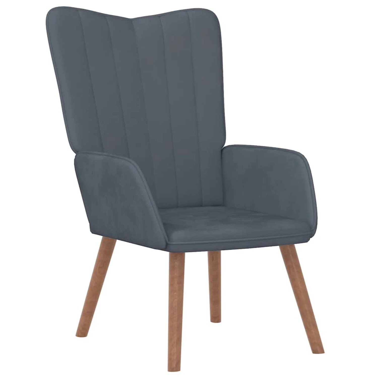 vidaXL Relaxsessel Dunkelgrau Samt Modell 1 vidaXL Relaxsessel Dunkelgrau Samt Modell 1 von VIDAXL