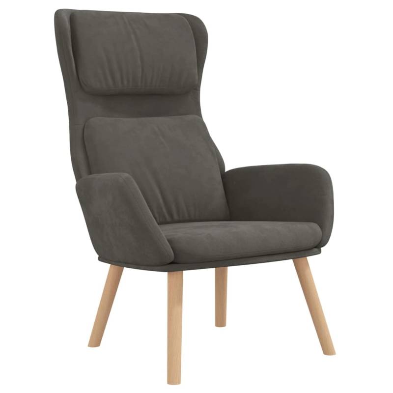 vidaXL Relaxsessel Dunkelgrau Samt Modell 25 von VIDAXL