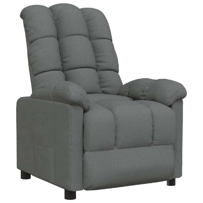 vidaXL Relaxsessel Dunkelgrau Stoff 289797 von VIDAXL