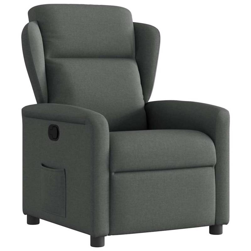 vidaXL Relaxsessel Dunkelgrau Stoff 4015577 von VIDAXL