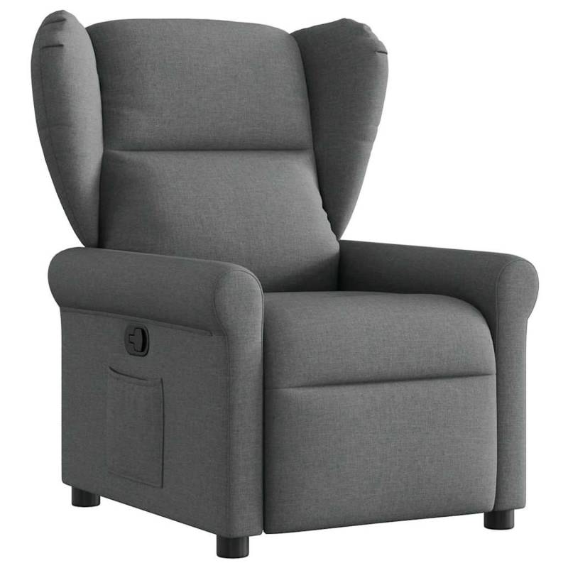 vidaXL Relaxsessel Dunkelgrau Stoff 4015657 von VIDAXL