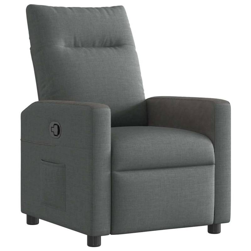 vidaXL Relaxsessel Dunkelgrau Stoff 4104826 von VIDAXL