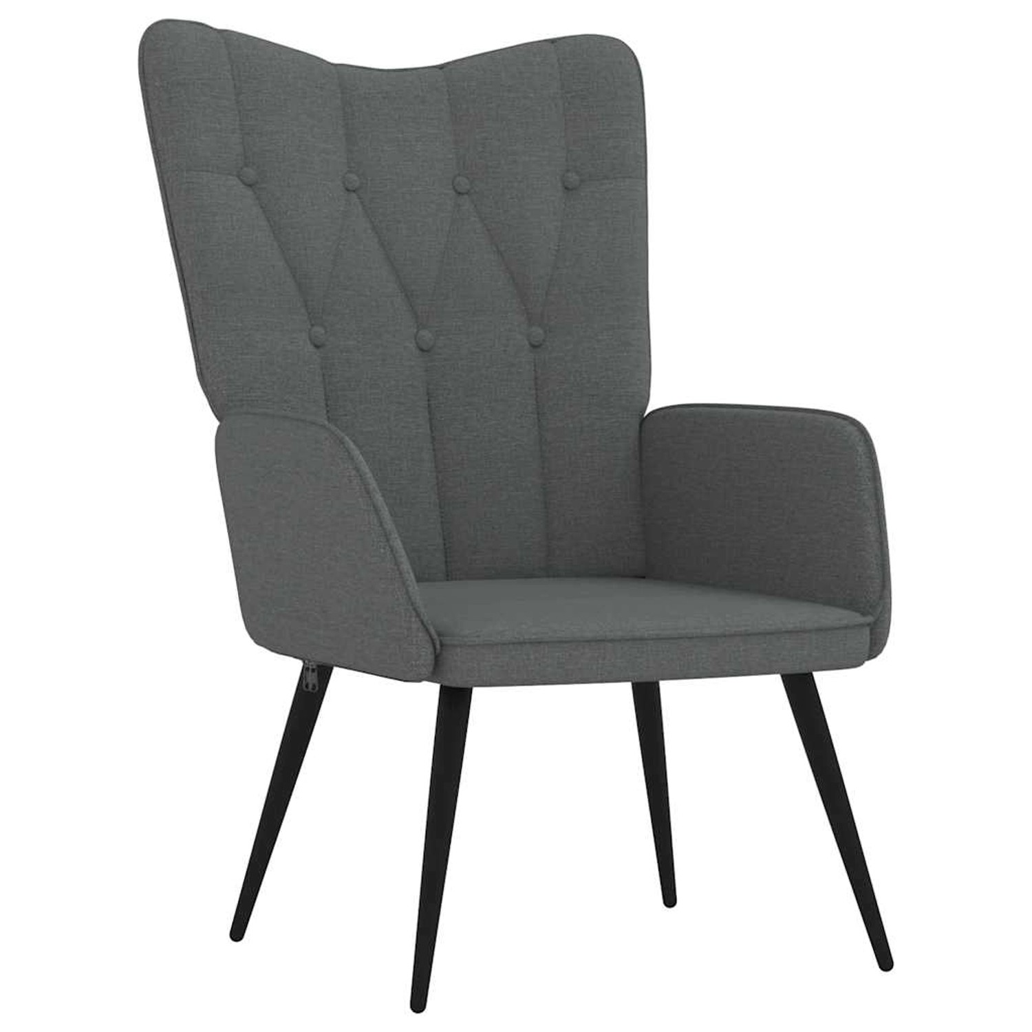 vidaXL Relaxsessel Dunkelgrau Stoff Modell 12 vidaXL Relaxsessel Dunkelgrau Stoff Modell 12 von VIDAXL