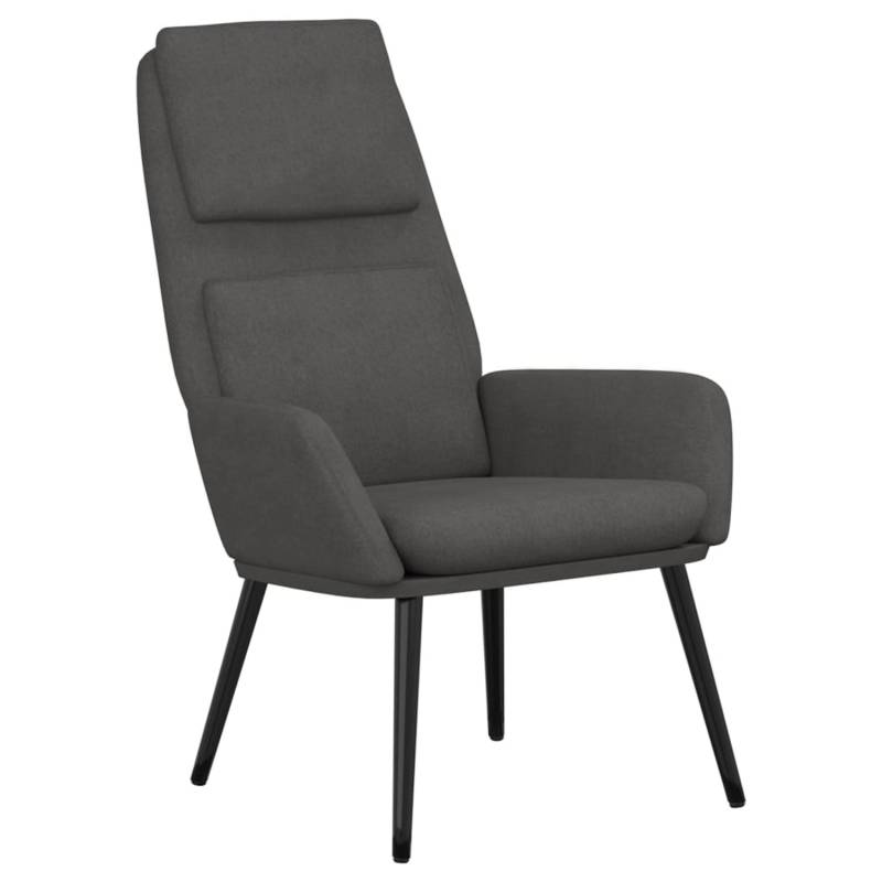 vidaXL Relaxsessel Dunkelgrau Stoff Modell 43 von VIDAXL