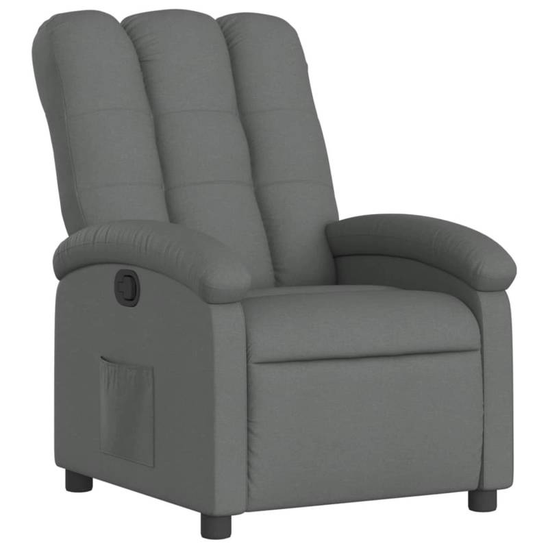 vidaXL Relaxsessel Dunkelgrau Stoff Modell 57 von VIDAXL