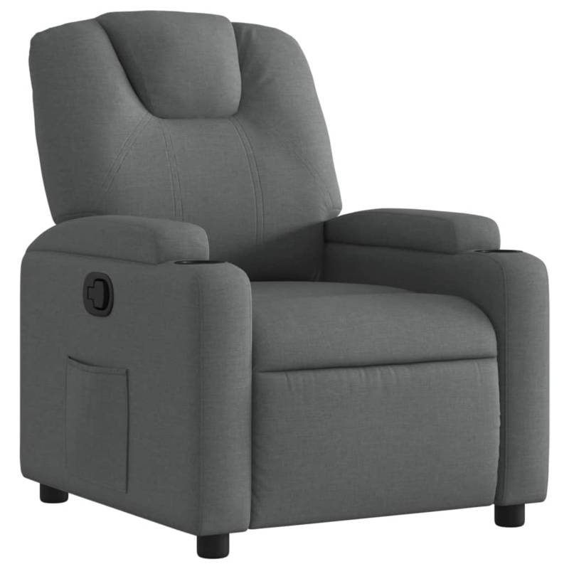 vidaXL Relaxsessel Dunkelgrau Stoff Modell 60 von VIDAXL