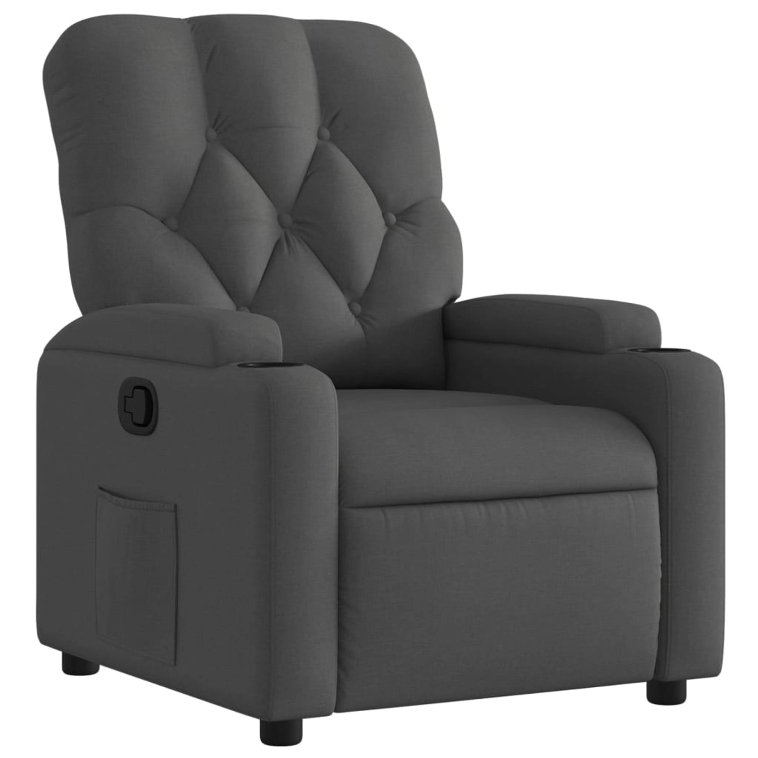 vidaXL Relaxsessel Dunkelgrau Stoff Modell 64 vidaXL Relaxsessel Dunkelgrau Stoff Modell 64 von VIDAXL