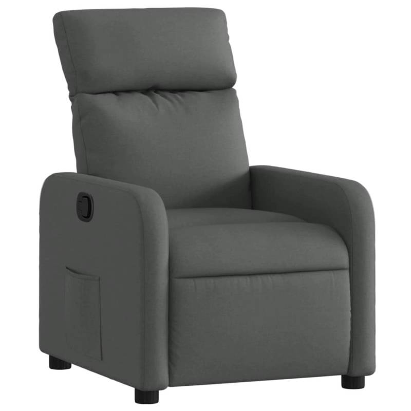 vidaXL Relaxsessel Dunkelgrau Stoff Modell 80 von VIDAXL
