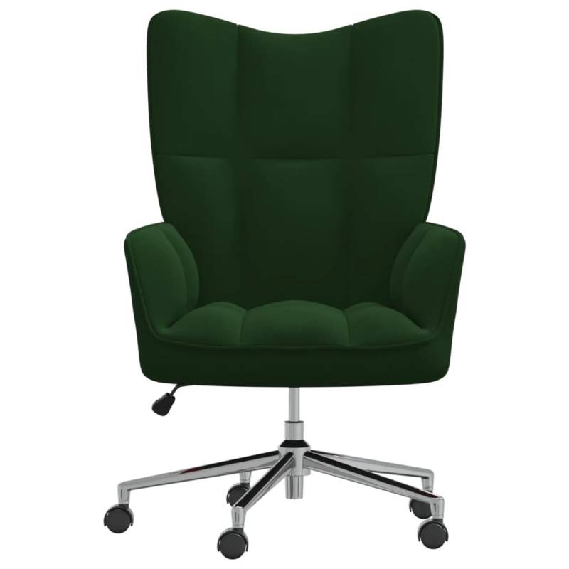 vidaXL Relaxsessel Dunkelgrün Samt Modell 13 von VIDAXL