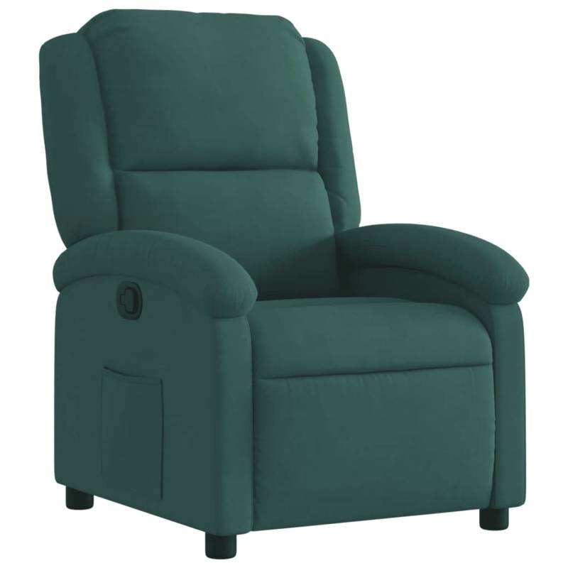 vidaXL Relaxsessel Dunkelgrün Samt Modell 27 von VIDAXL