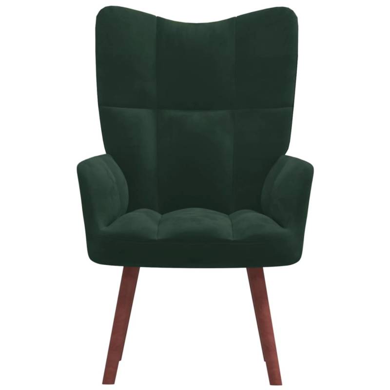vidaXL Relaxsessel Dunkelgrün Samt Modell 8 von VIDAXL