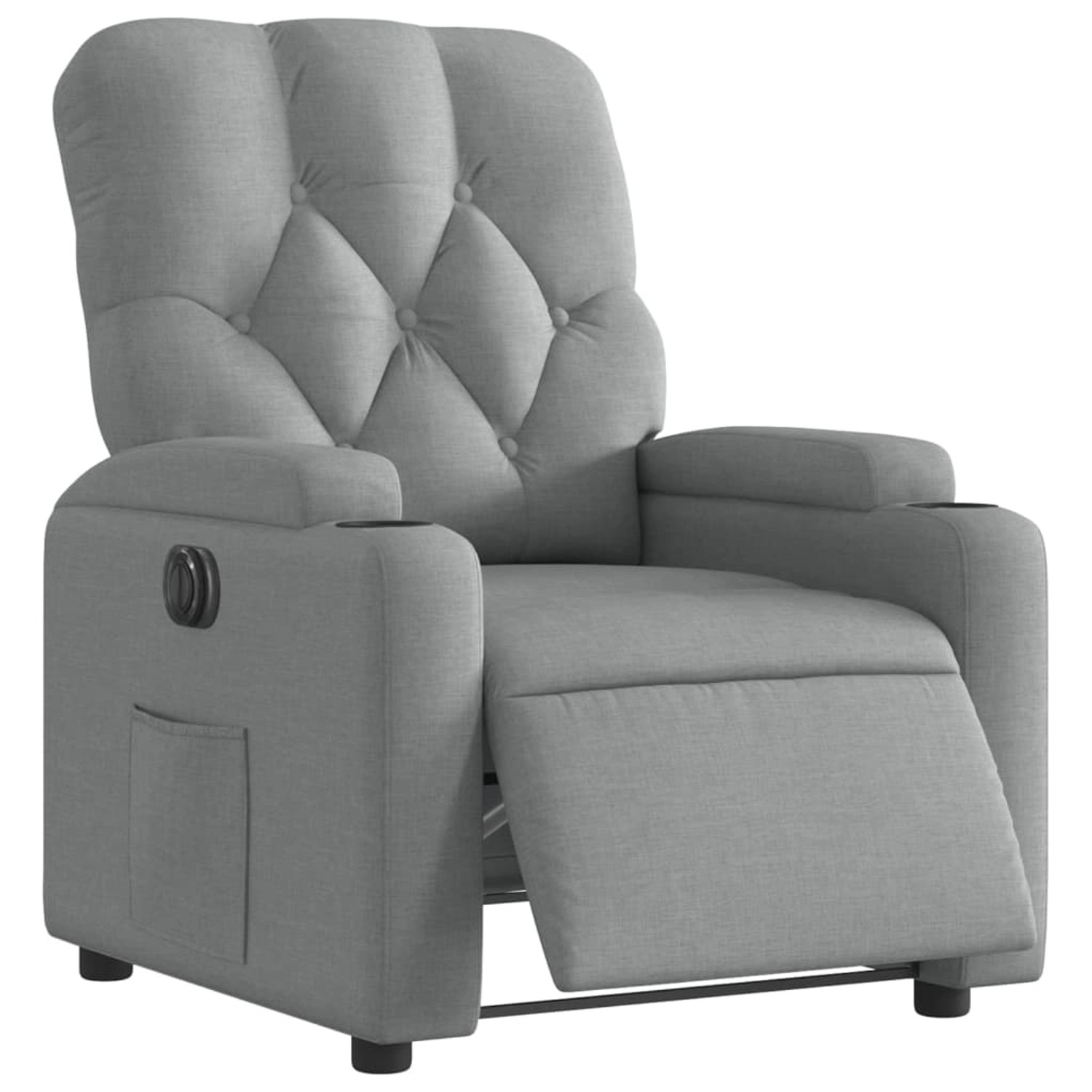 vidaXL Relaxsessel Elektrisch Hellgrau Stoff Modell 32 vidaXL Relaxsessel Elektrisch Hellgrau Stoff Modell 32 von VIDAXL