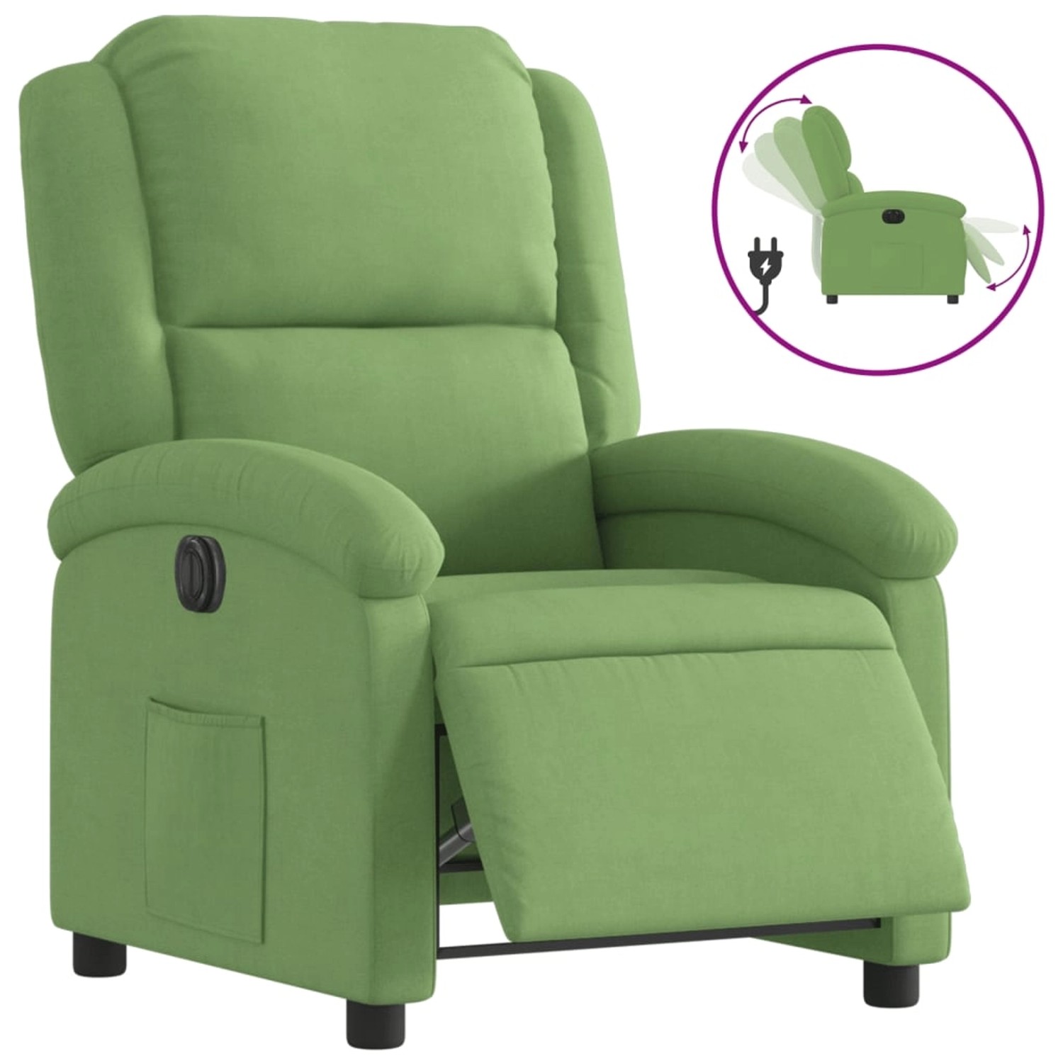 vidaXL Relaxsessel Elektrisch Hellgrün Samt 3204281 vidaXL Relaxsessel Elektrisch Hellgrün Samt 3204281 von VIDAXL