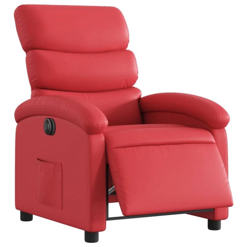 vidaXL Relaxsessel Elektrisch Rot Kunstleder Modell 13 von VIDAXL