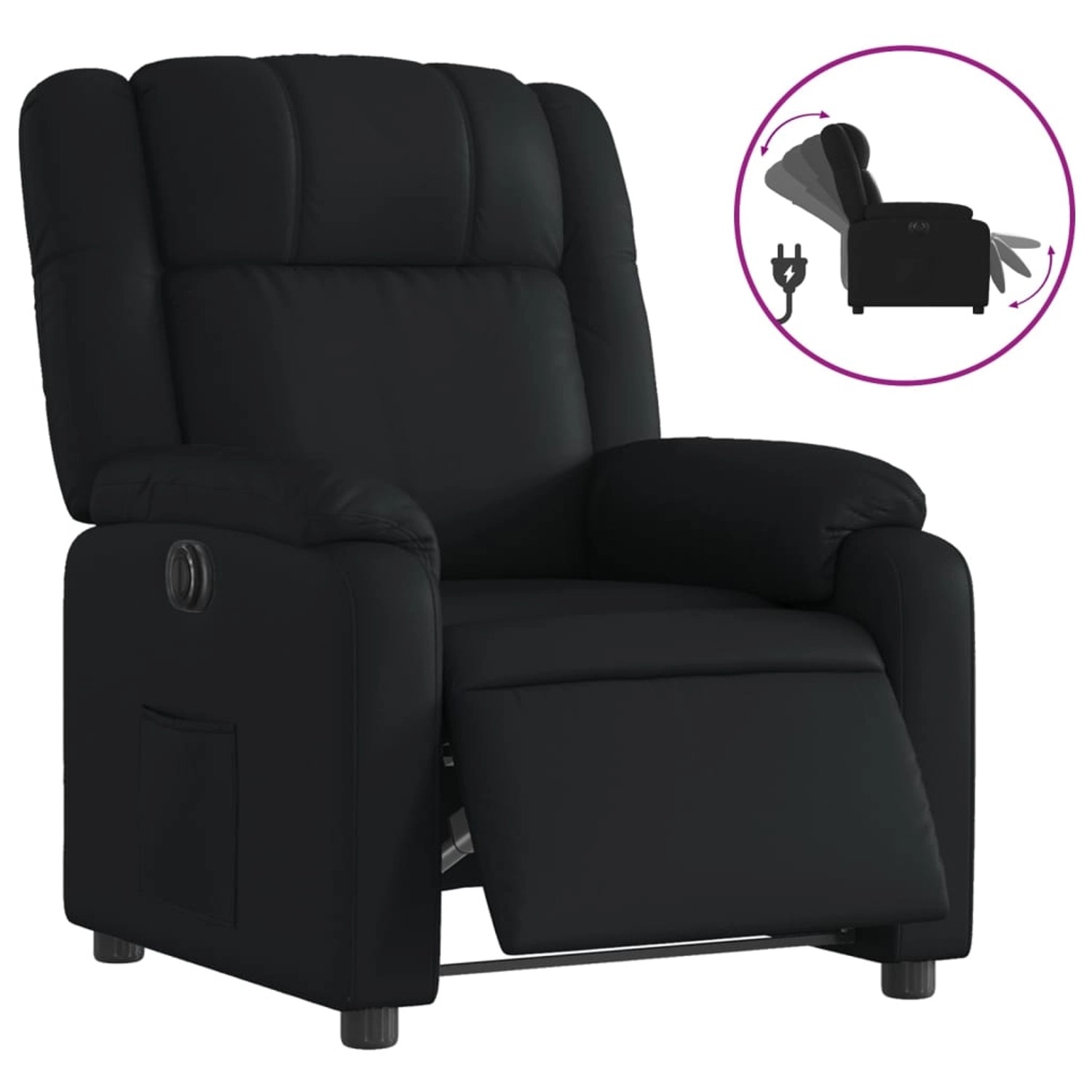 vidaXL Relaxsessel Elektrisch Schwarz Kunstleder Modell 20 vidaXL Relaxsessel Elektrisch Schwarz Kunstleder Modell 20 von VIDAXL