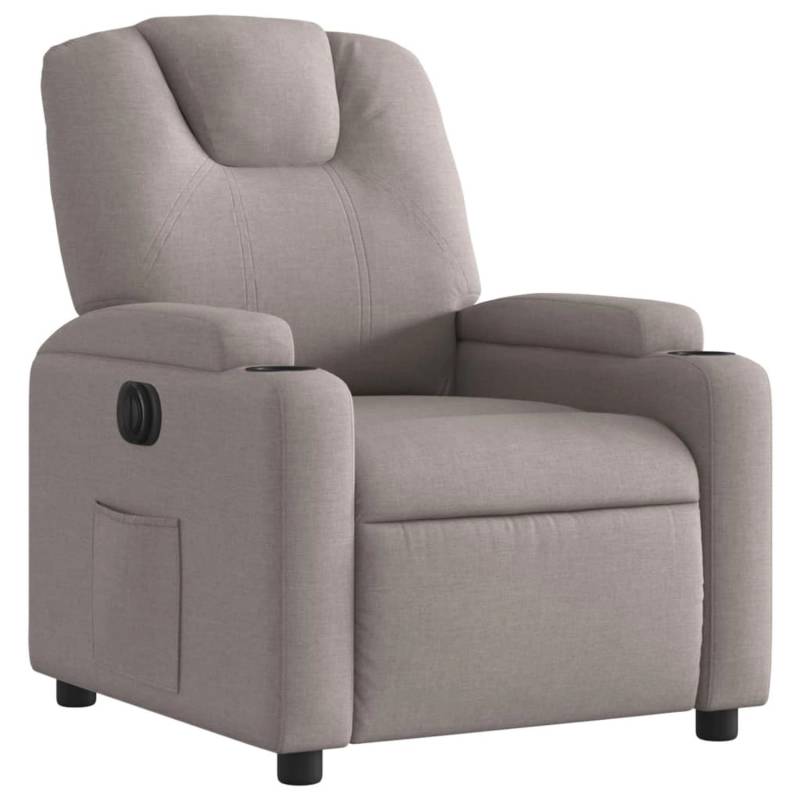 vidaXL Relaxsessel Elektrisch Taupe Stoff Modell 36 von VIDAXL