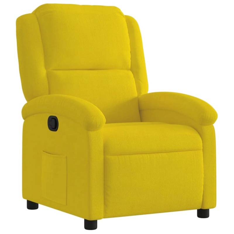 vidaXL Relaxsessel Gelb Samt Modell 5 von VIDAXL