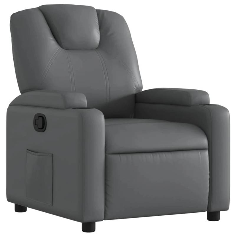 vidaXL Relaxsessel Grau Kunstleder 3205978 vidaXL Relaxsessel Grau Kunstleder 3205978 von VIDAXL