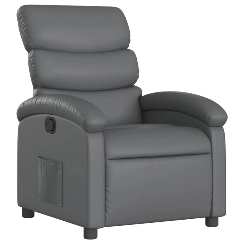 vidaXL Relaxsessel Grau Kunstleder Modell 20 von VIDAXL