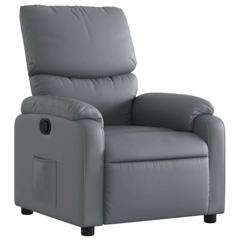 vidaXL Relaxsessel Grau Kunstleder Modell 23 von VIDAXL