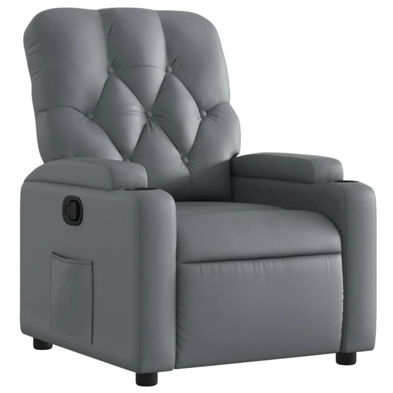vidaXL Relaxsessel Grau Kunstleder Modell 26 von VIDAXL