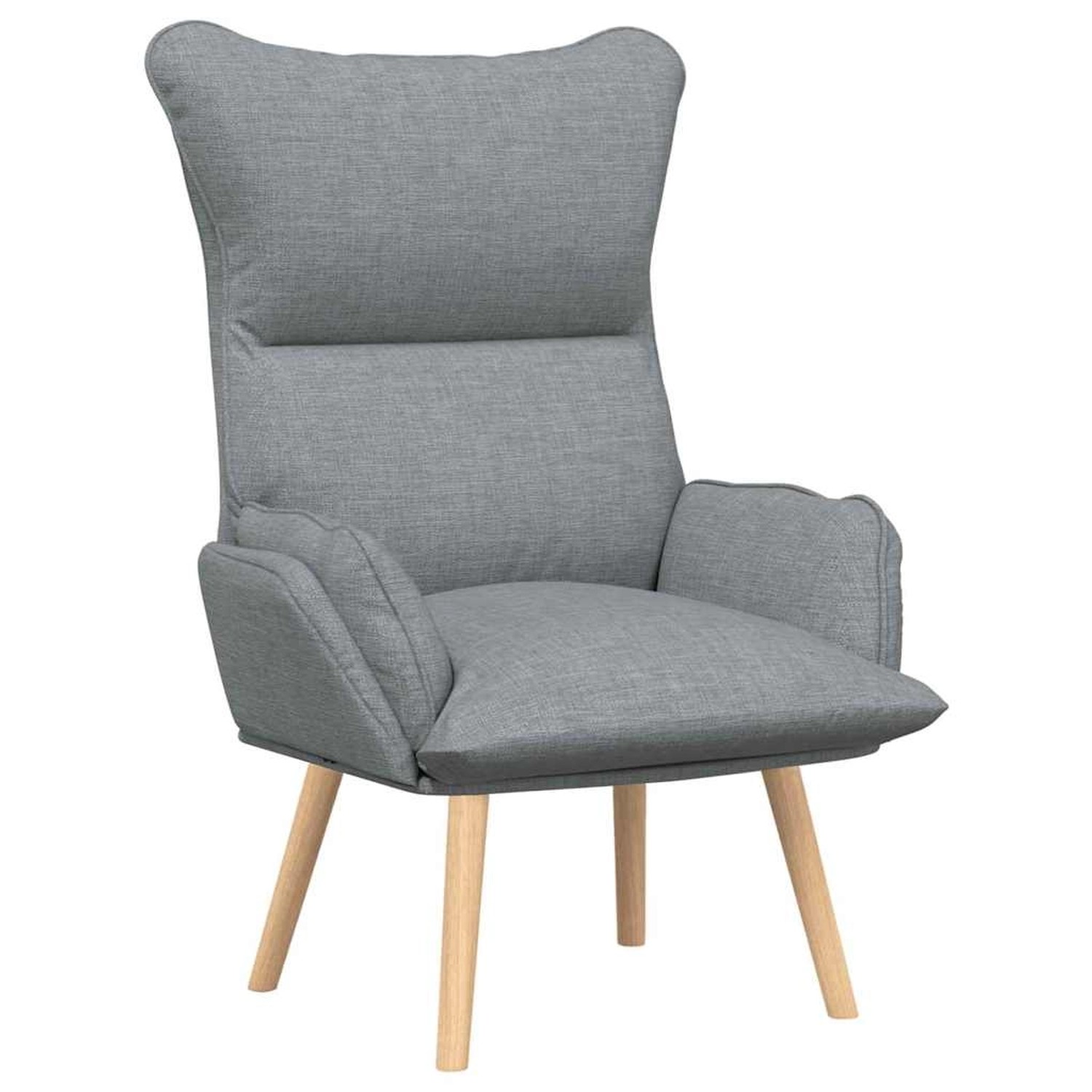 vidaXL Relaxsessel Hellgrau 69 x 74 x 93 cm Stoff 42001865 vidaXL Relaxsessel Hellgrau 69 x 74 x 93 cm Stoff 42001865 von VIDAXL