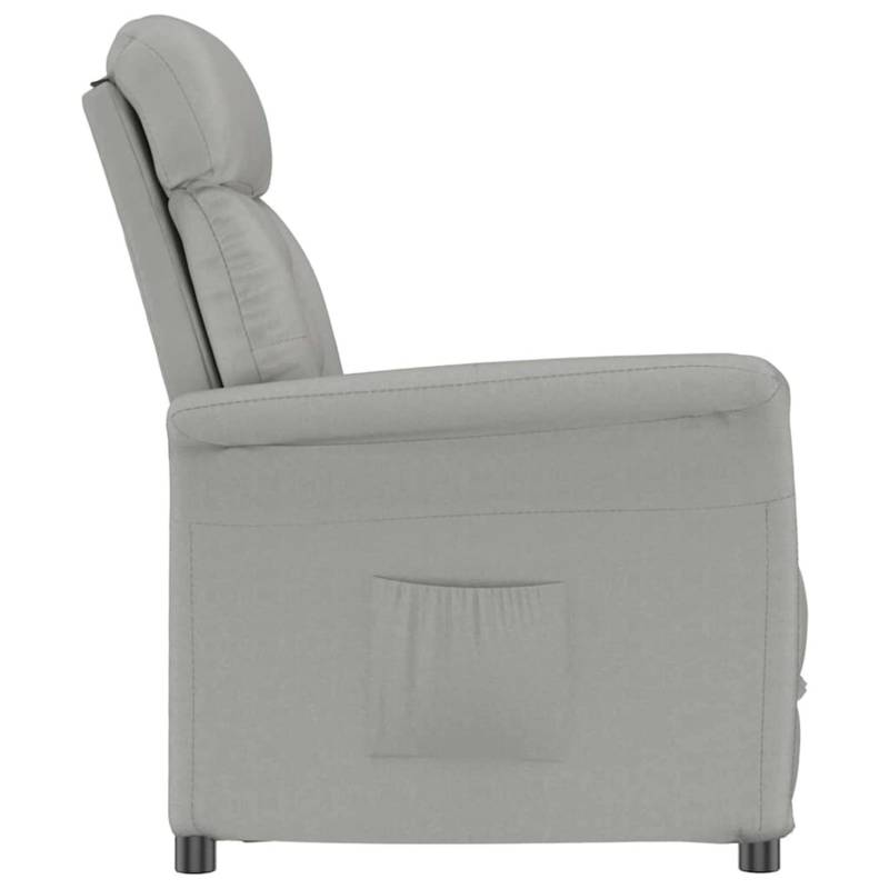 vidaXL Relaxsessel Hellgrau 70,5 x 96,5 x 95 cm Stoff 348401 von VIDAXL