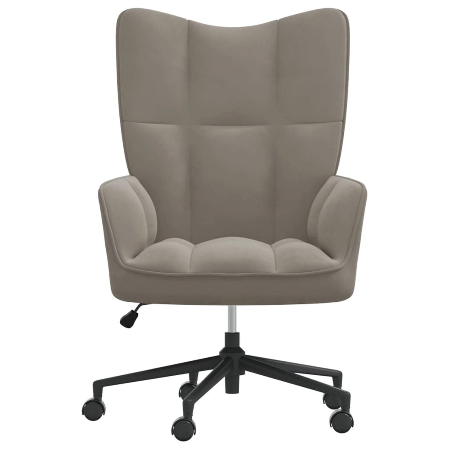 vidaXL Relaxsessel Hellgrau Samt Modell 14 vidaXL Relaxsessel Hellgrau Samt Modell 14 von VIDAXL