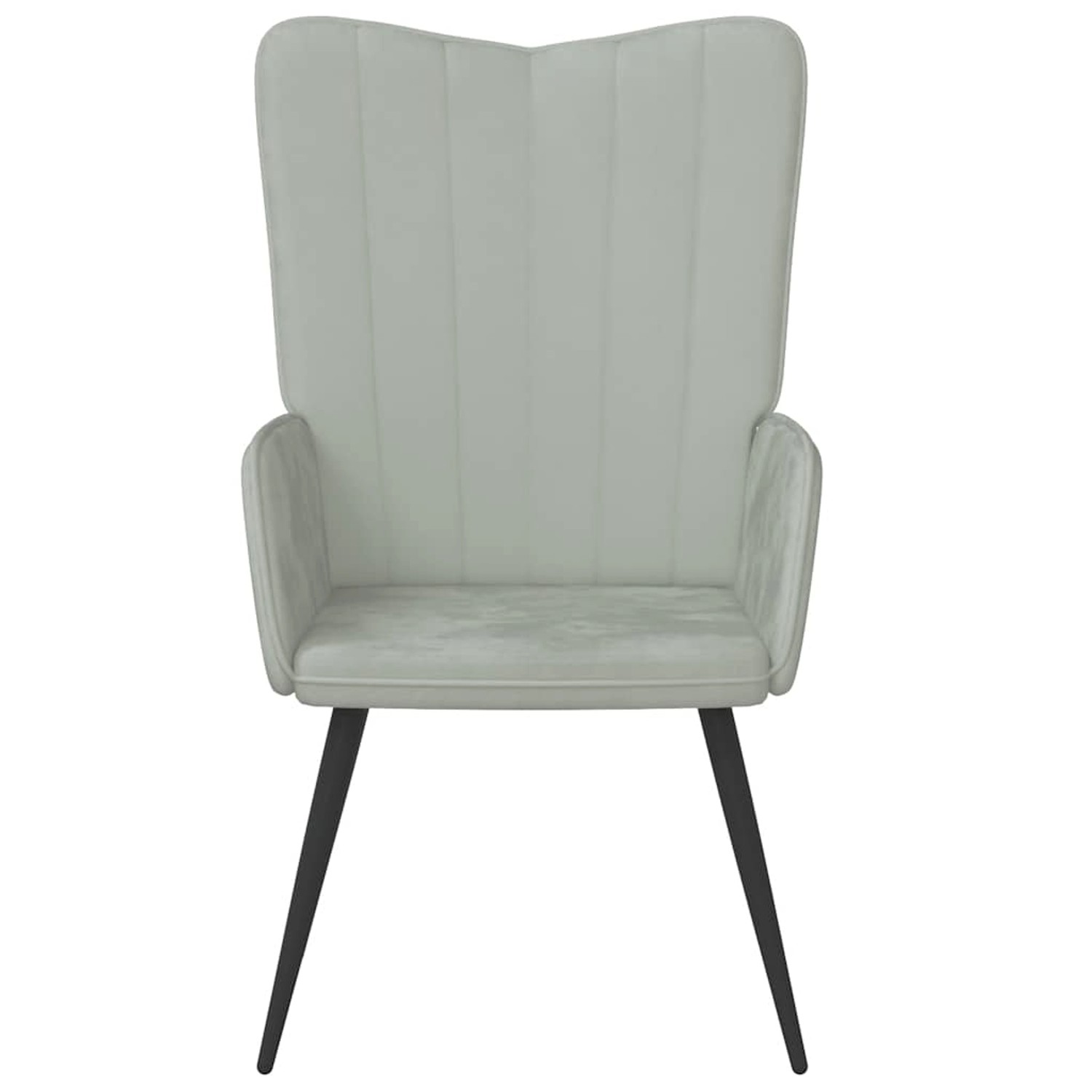 vidaXL Relaxsessel Hellgrau Samt Modell 2 vidaXL Relaxsessel Hellgrau Samt Modell 2 von VIDAXL