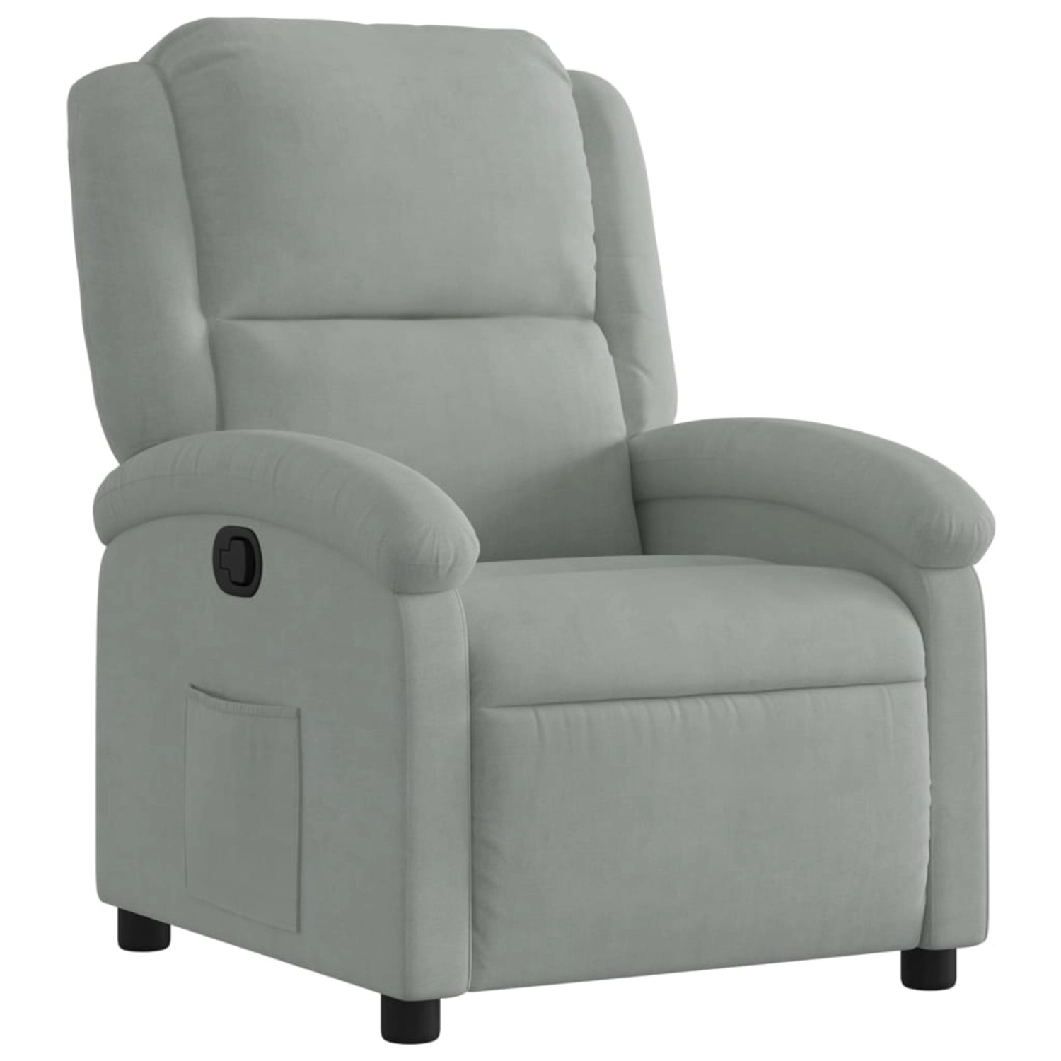 vidaXL Relaxsessel Hellgrau Samt Modell 27 vidaXL Relaxsessel Hellgrau Samt Modell 27 von VIDAXL
